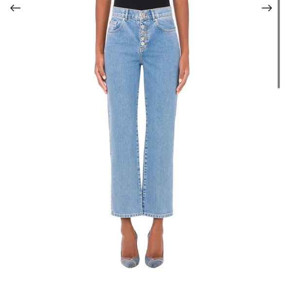 MOSCHINO Denim Pants: MO5CH1NO JEANS Womens Trousers - Picture 1 of 10